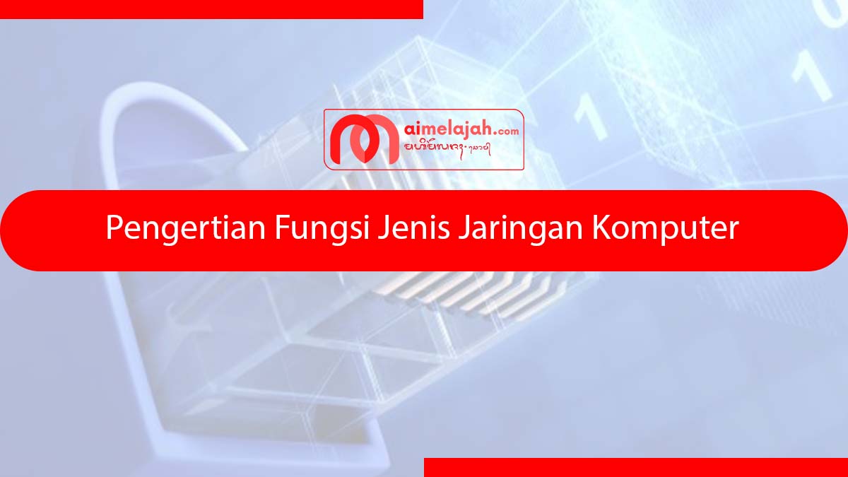 Pengertian Fungsi Jenis Jaringan Komputer