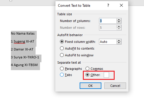 Membuat Tabel di Word 2016