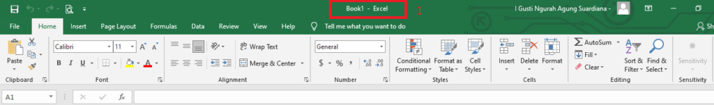 Mengenal Bagian Microsoft Excel 2016