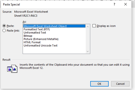 Integrasi Microsoft Word dengan Excel