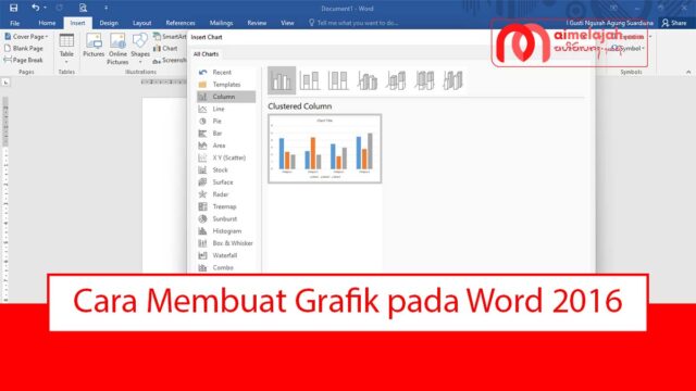 grafik Cara Membuat Grafik pada Word 2016