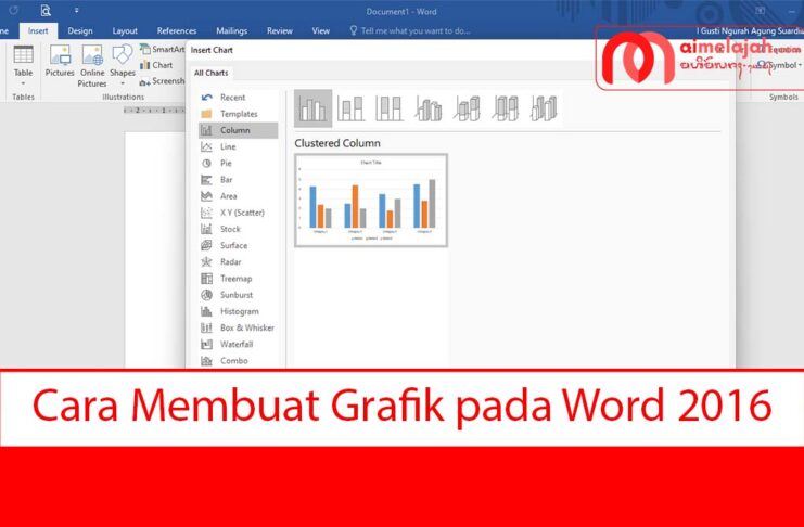 Cara Membuat Grafik pada Word 2016