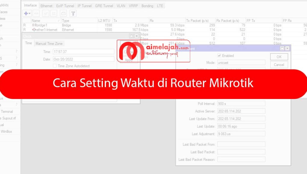 Cara Setting Waktu di Router Mikrotik