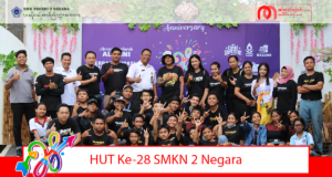 HUT Ke-28 SMKN 2 Negara di Meriahkan Oleh Made Gimbal HUT Ke-28 SMKN 2 Negara