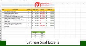 Latihan Soal Excel 2 Latihan Soal Excel 2