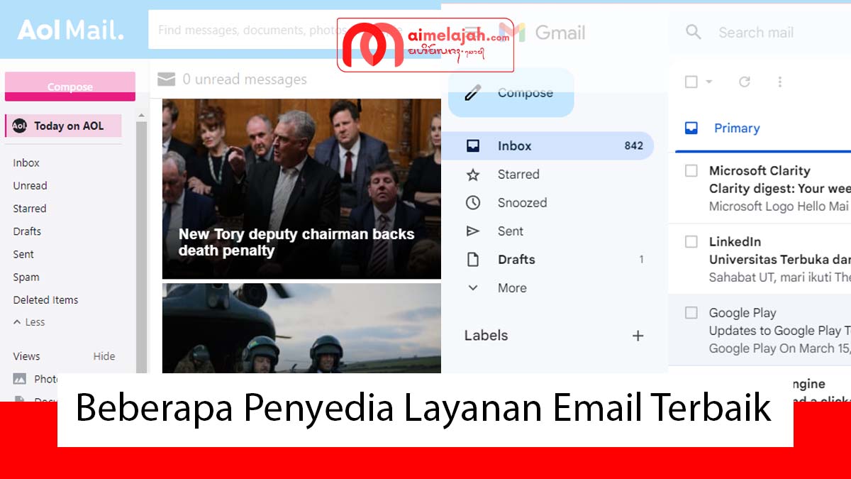 Beberapa Penyedia Layanan Email Terbaik