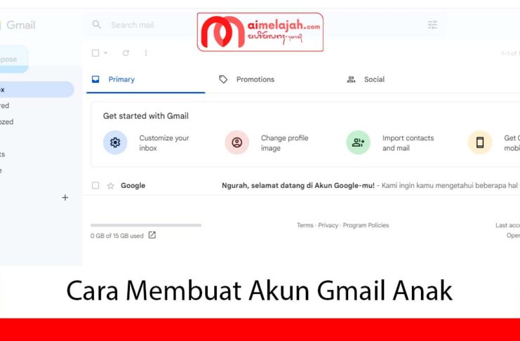 Cara Membuat Akun Gmail Anak