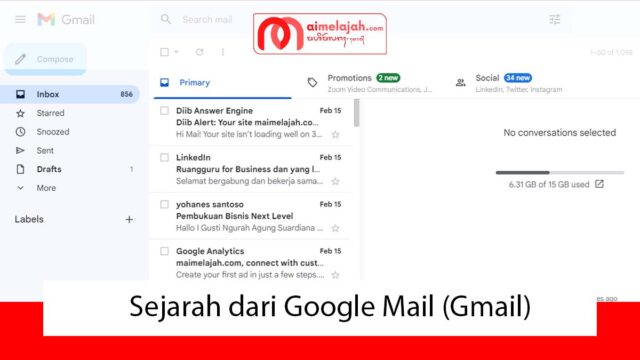 Sejarah dari Google Mail (Gmail)